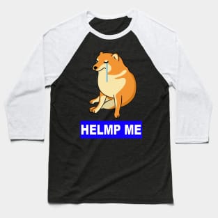 cheems cry'n meme doge Baseball T-Shirt